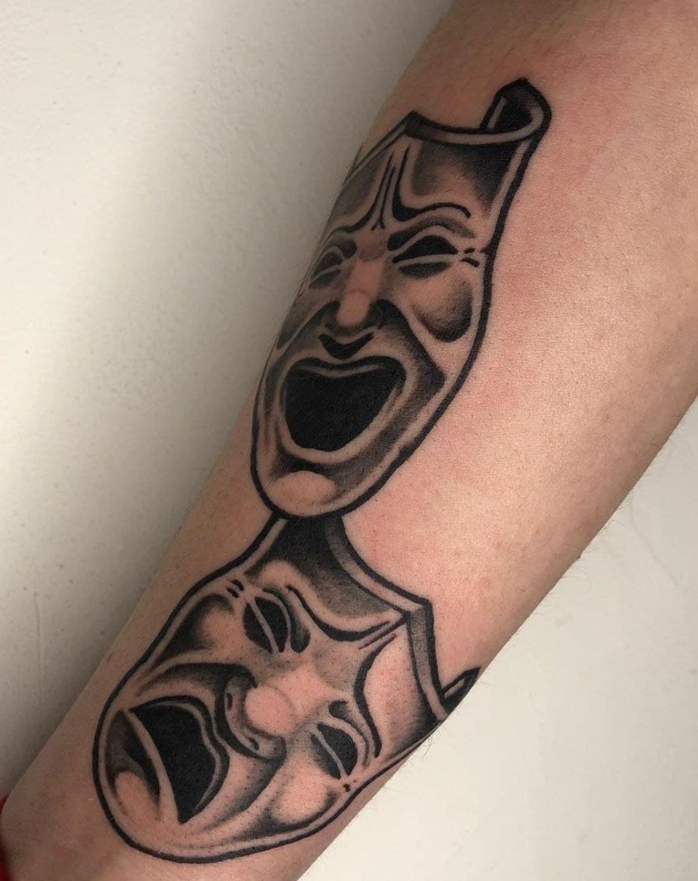 Theatrical masks.